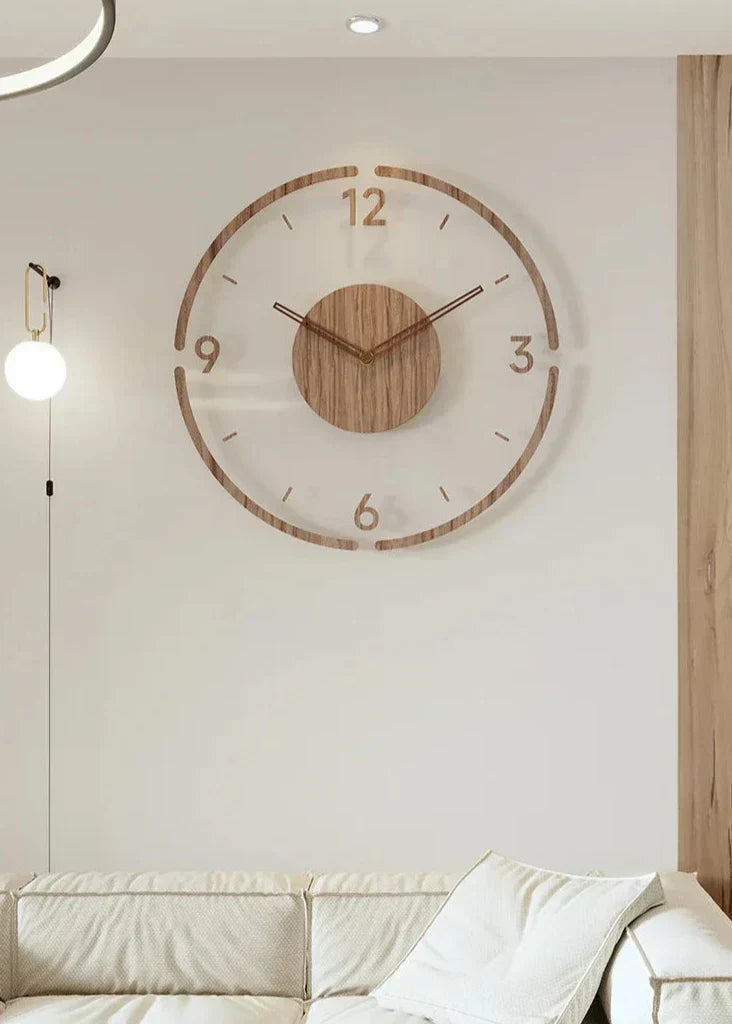 Reloj de pared minimalista FashionableClock — diseño de cuarzo silencioso