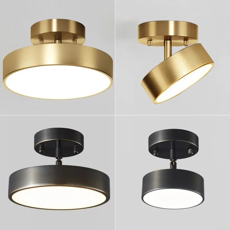 Moderne, drejelig LED-loftslampe - justerbar lysstråle
