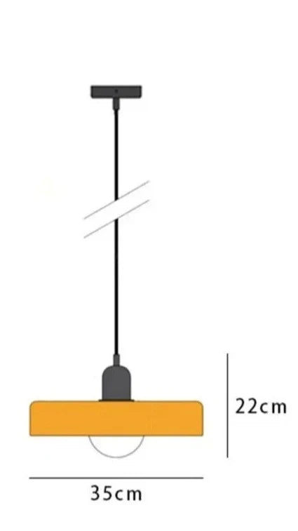 Candy Glow stor pendellampeserie – E27 LED-lys