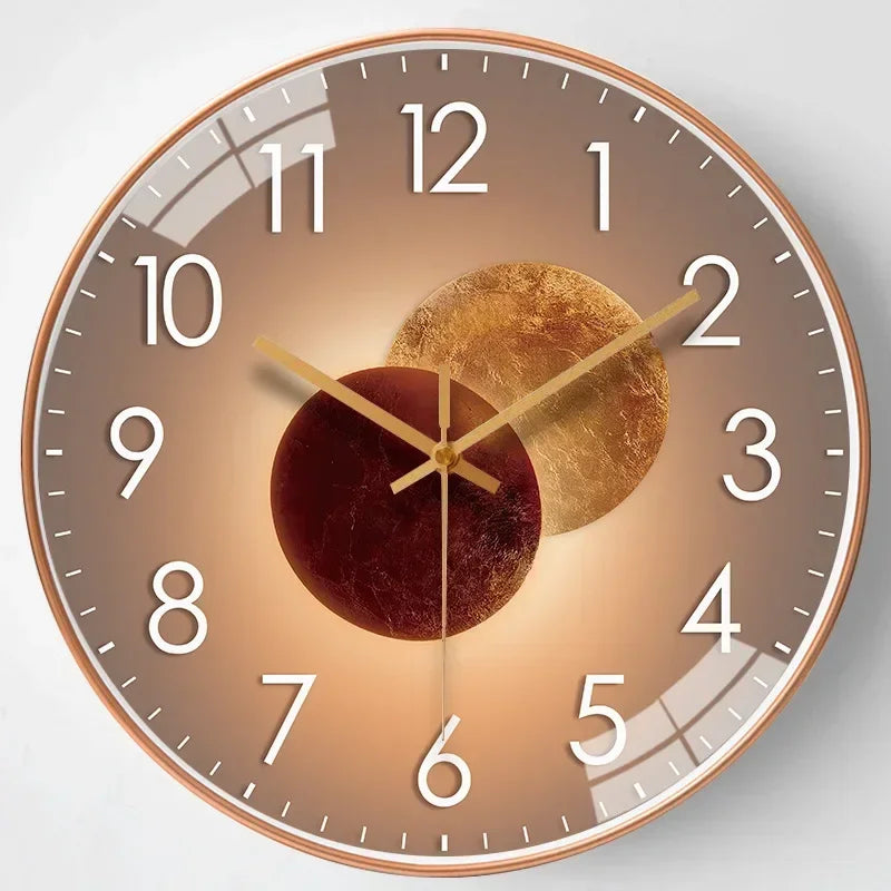 Horloge murale classique silencieuse Avelon — Mouvement sans tic-tac, une seule pile AA