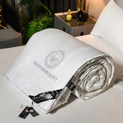 Edredão de Seda Aurene para Inverno com Núcleo de 5kg e Recheio de Seda de Amoreira