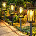 4 stuks zonnepadverlichting — waterdichte LED-lampen voor tuinpaden