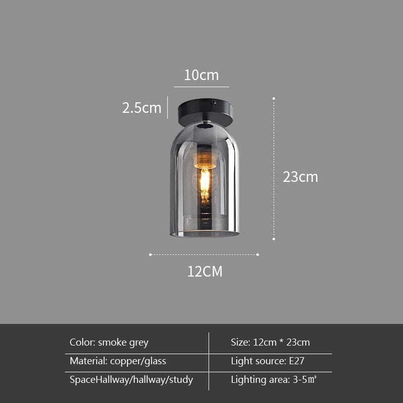 CelestiaNova Glass Sphere Wall Light For Your Living Room