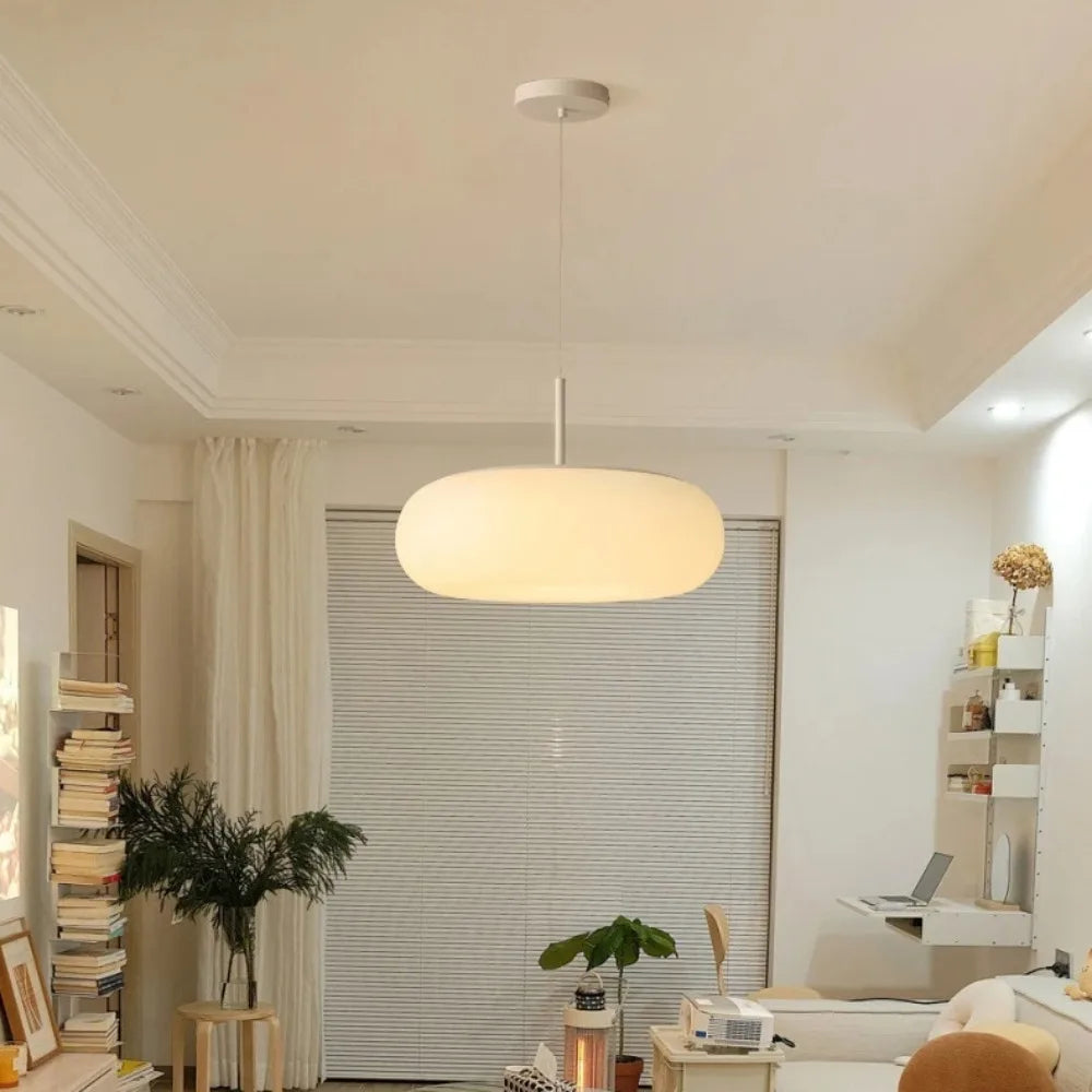 Orin Creme Pendelleuchter mit warmem LED-Licht