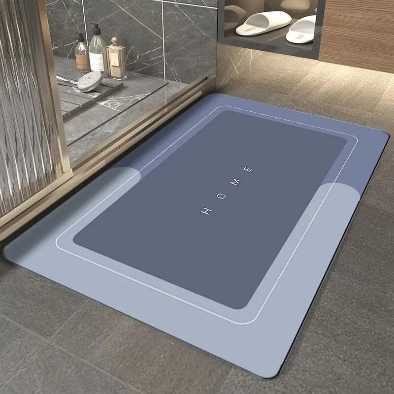 Rychleschnoucí protiskluzová koupelnová předložka DryGuard — Vysoká absorpční schopnost, spolehlivá protiskluzová spodní strana