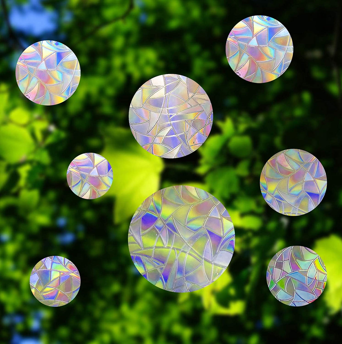 Acchiappasole — Riflettori di luce arcobaleno in varie forme e dimensioni
