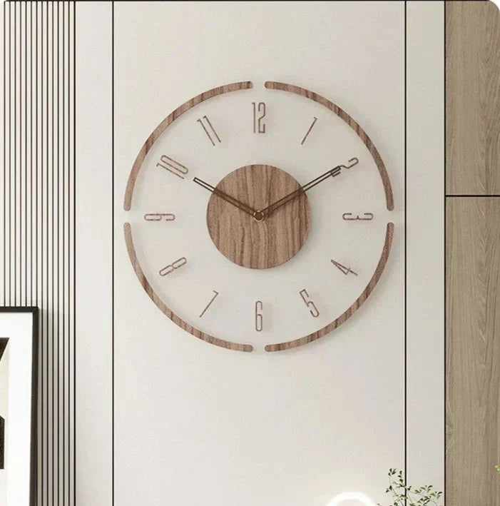 Reloj de pared minimalista FashionableClock — diseño de cuarzo silencioso