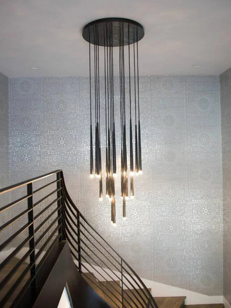 Lustră suspendată modernă Jules — elegantă, cu cristale în formă de lumânări