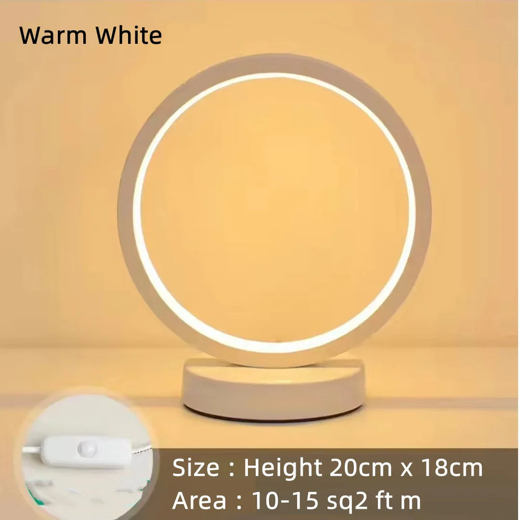 Contemporary LED Ring Desk Lamp For Energy Efficient Lighting