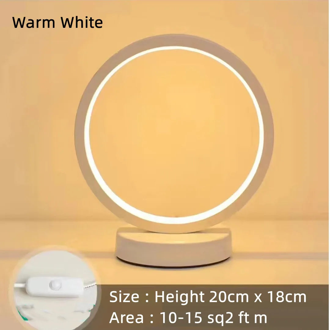 Contemporary LED Ring Desk Lamp For Energy Efficient Lighting