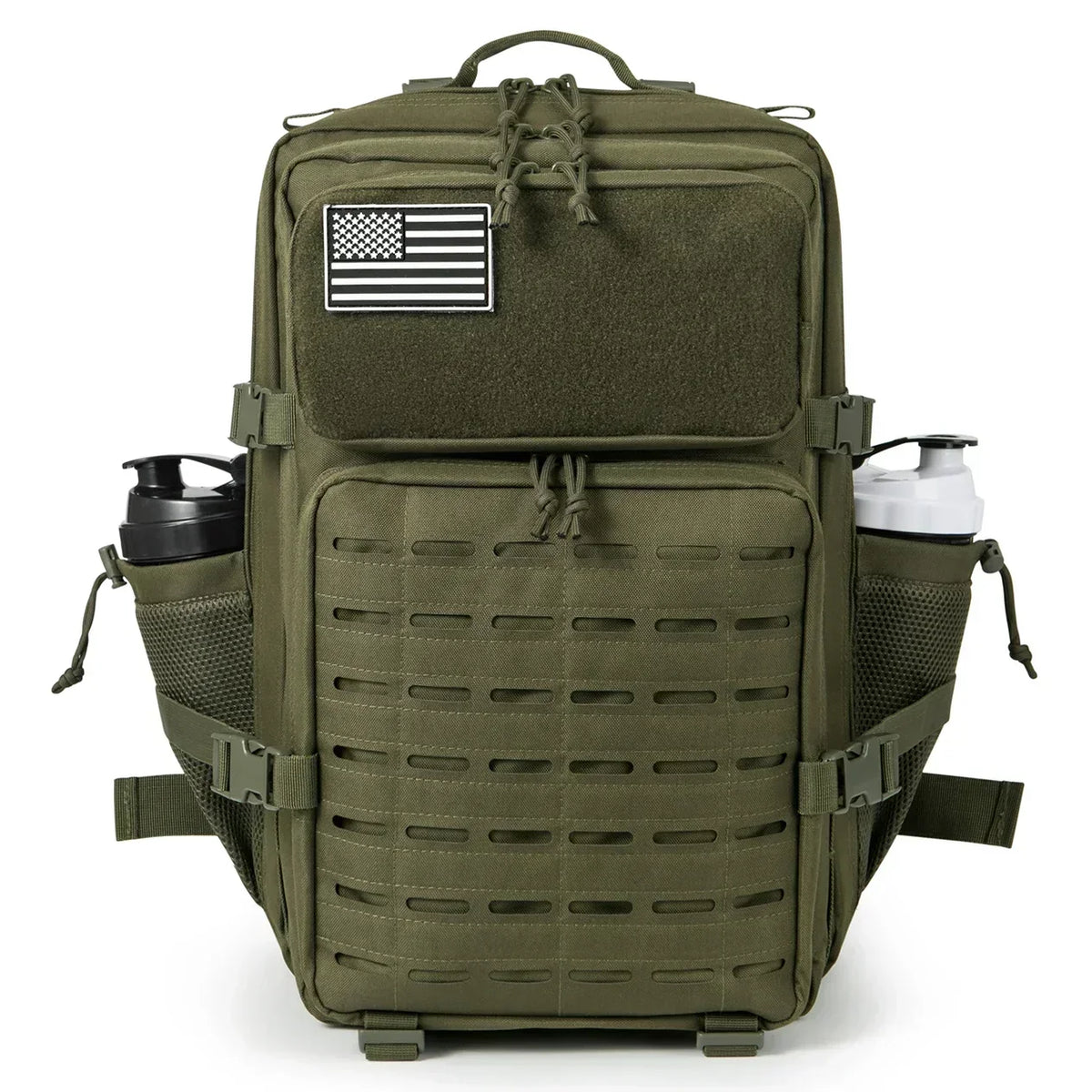 Rucsac tactic MOLLE de 45L — capacitate mare, suporturi pentru pahare