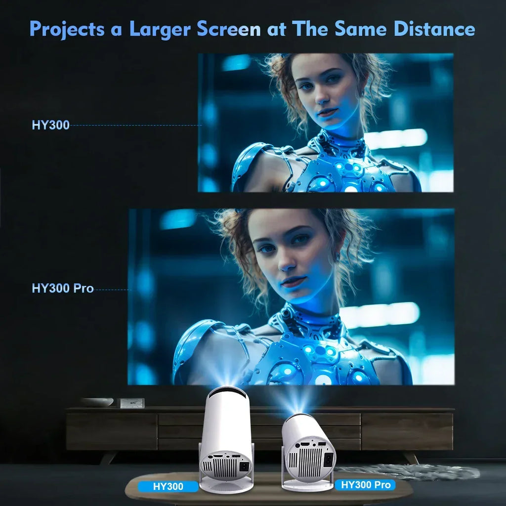 Projecteur de cinéma maison avec écran de 130 pouces et prise en charge de la 4K