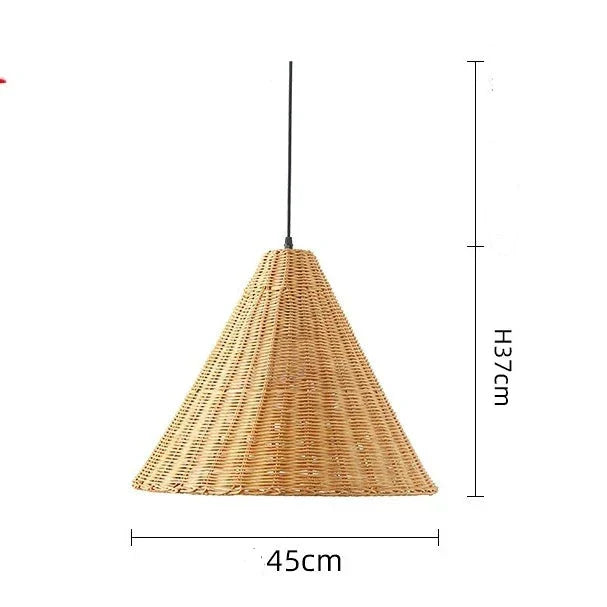 EverBamboo LED Hanging Pendant Light For Scandinavian Ceiling Decor