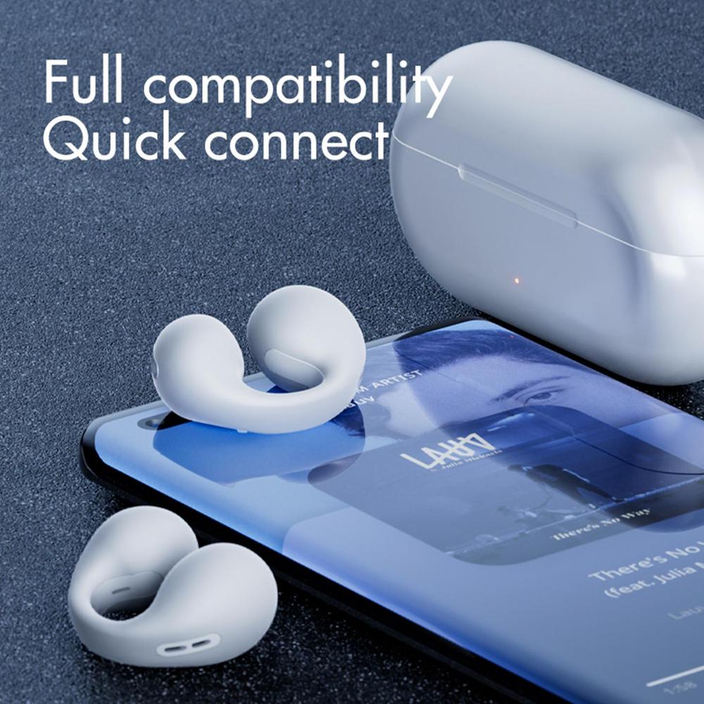 SoundMax Wireless Bone Conduction Earphones — Lightweight Design
