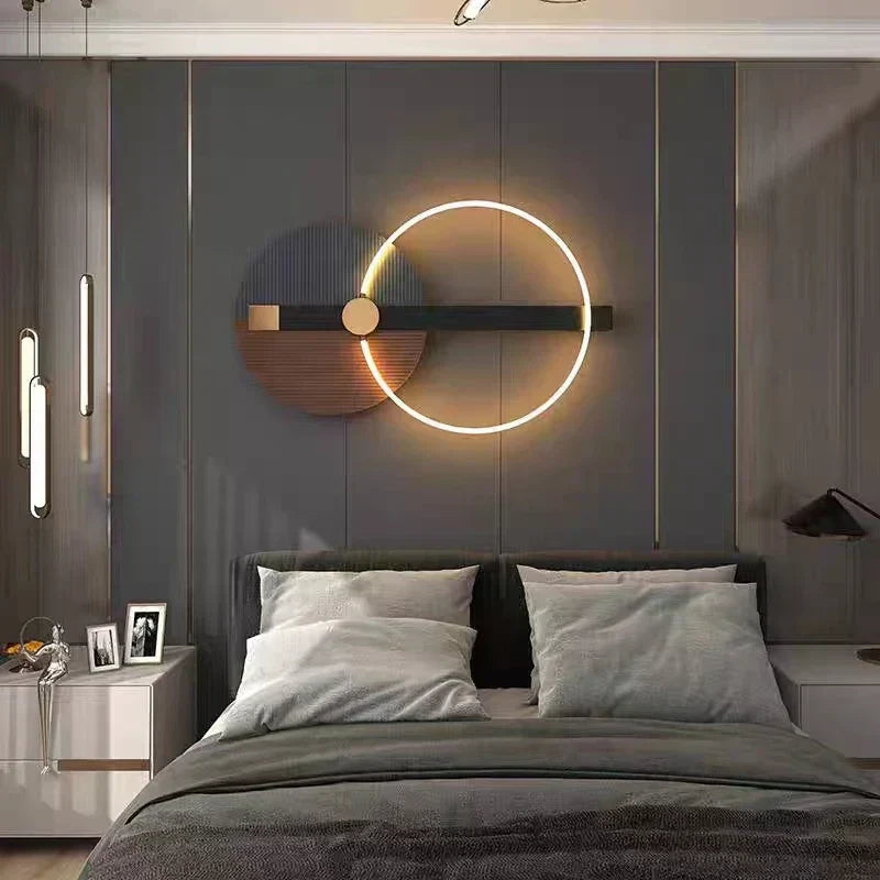LumaRing Nordic Wall Light With Dimmable LED And Adjustable Tilt