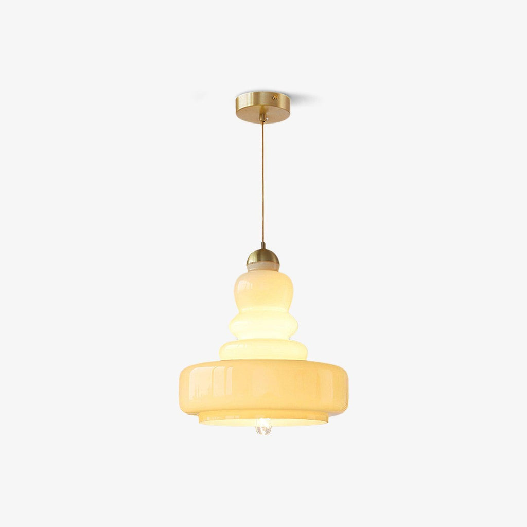 Elaris Hand-Blown Glass Pendant For Dining Areas Home Kitchen