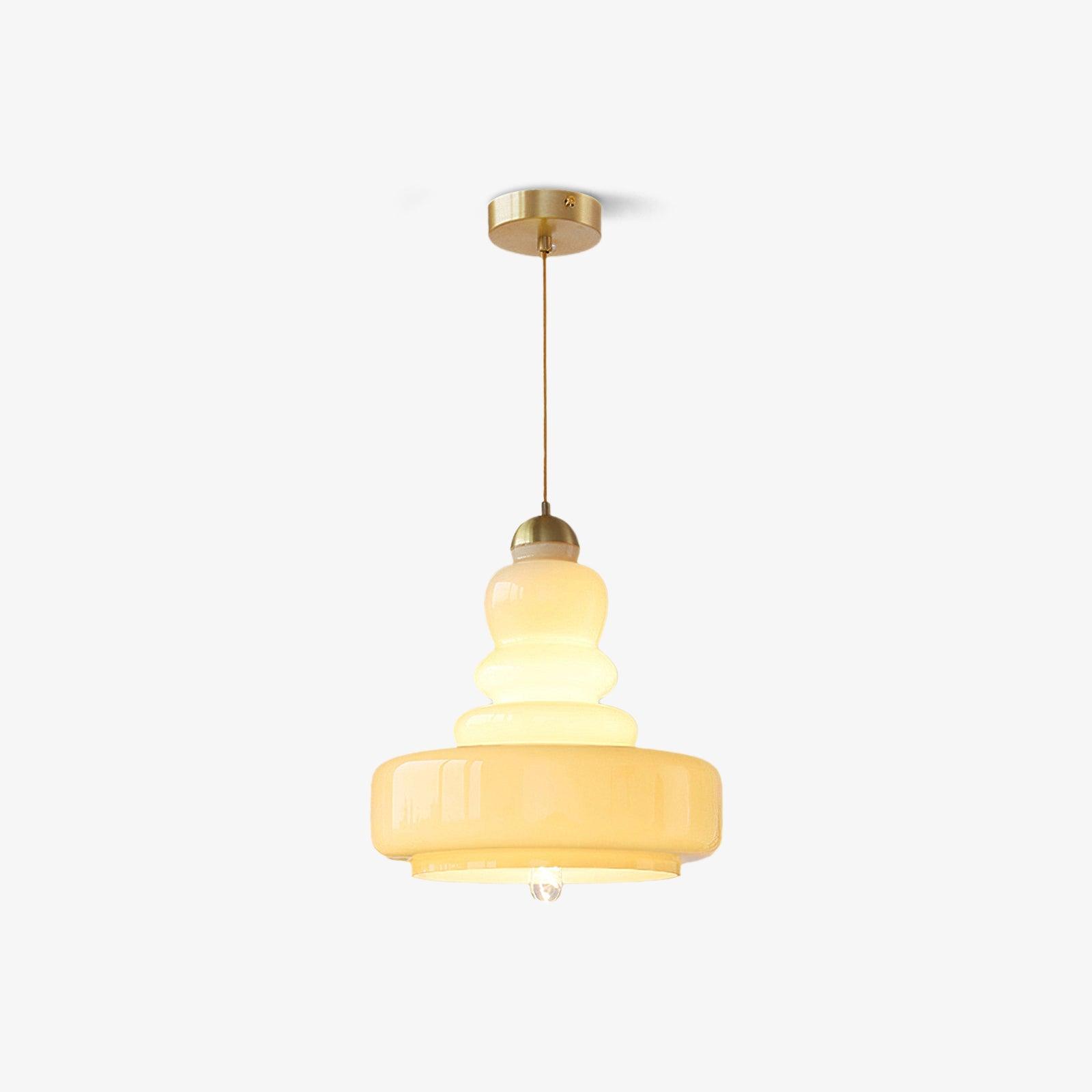Elaris Hand-Blown Glass Pendant For Dining Areas Home Kitchen