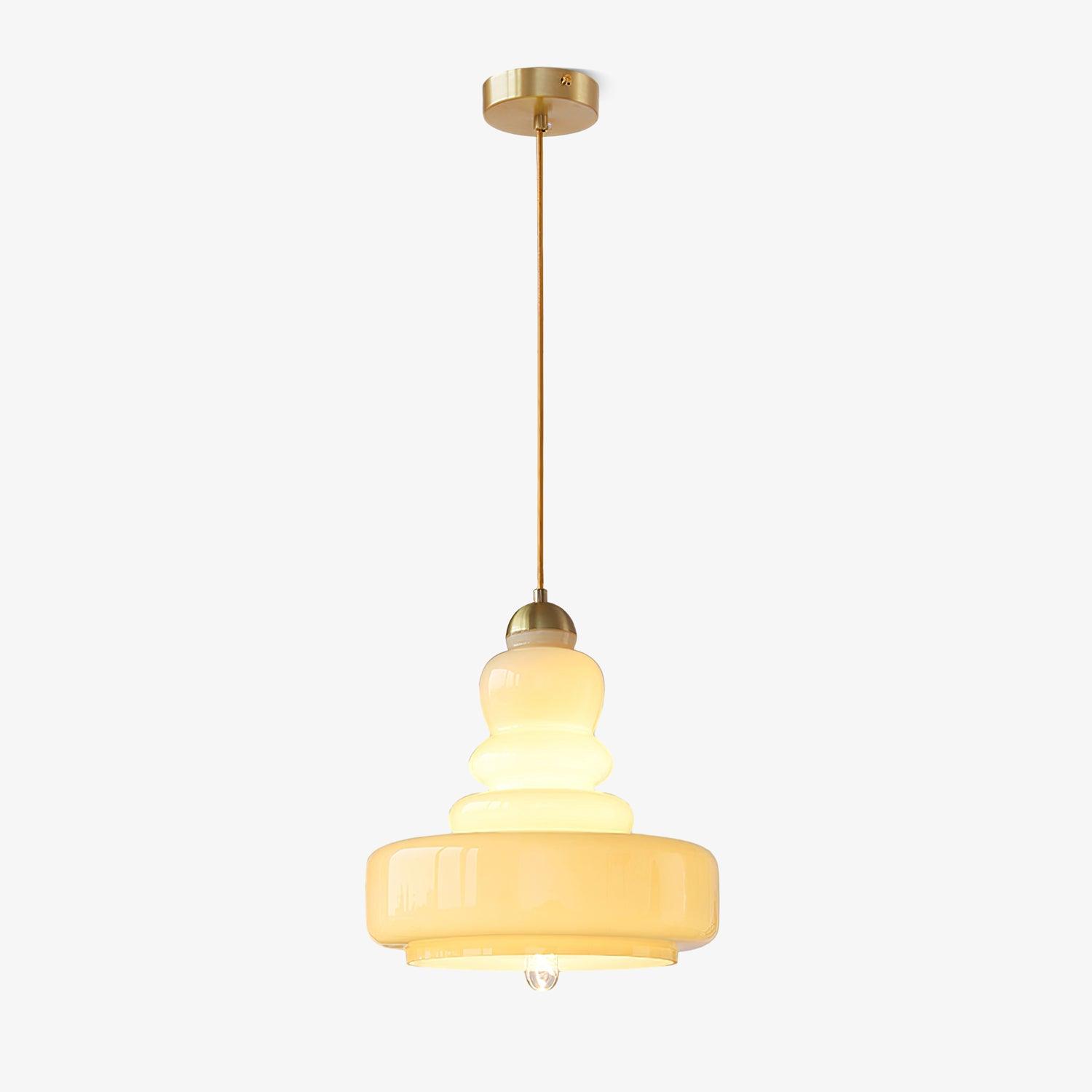 Elaris Hand-Blown Glass Pendant For Dining Areas Home Kitchen