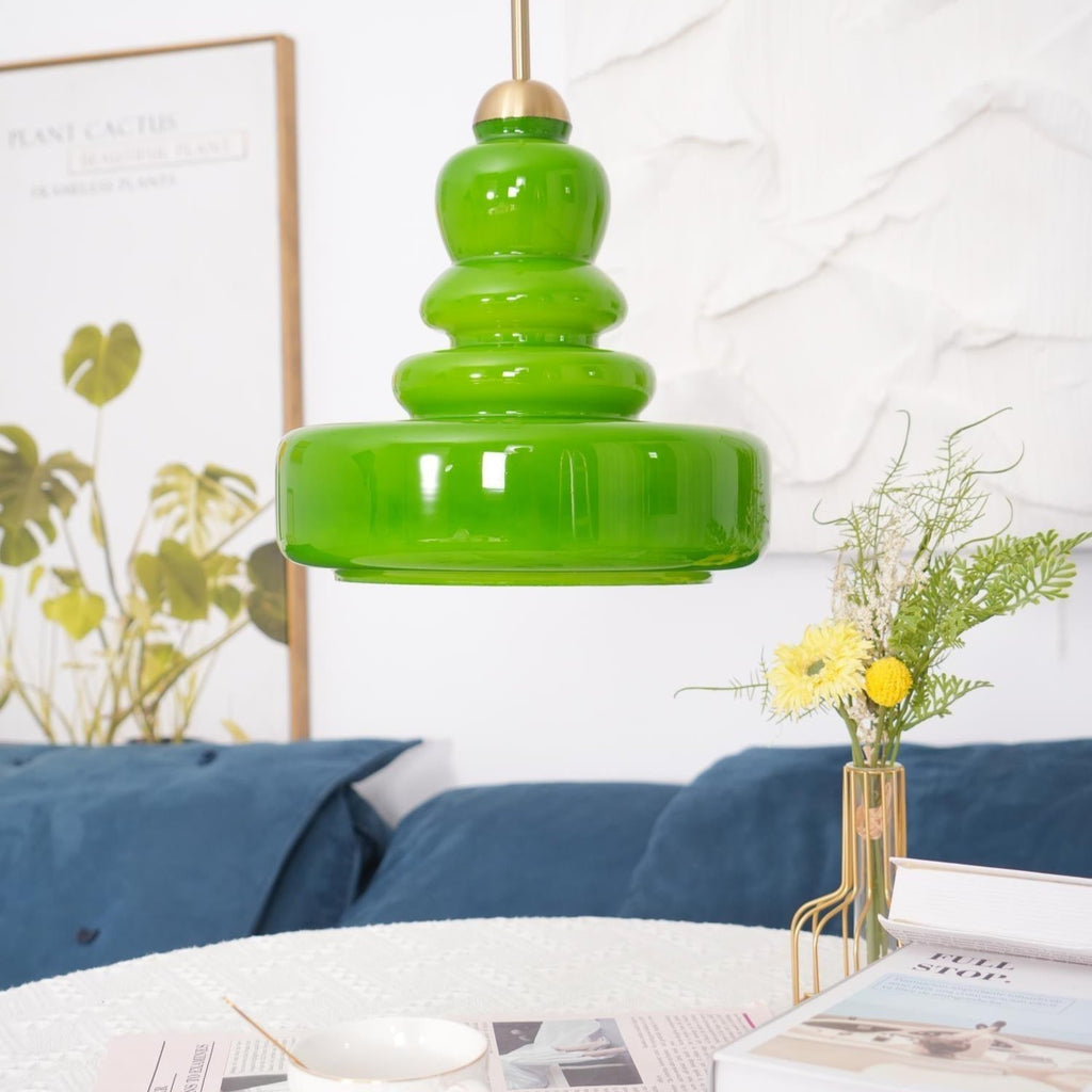 Elaris Hand-Blown Glass Pendant For Dining Areas Home Kitchen