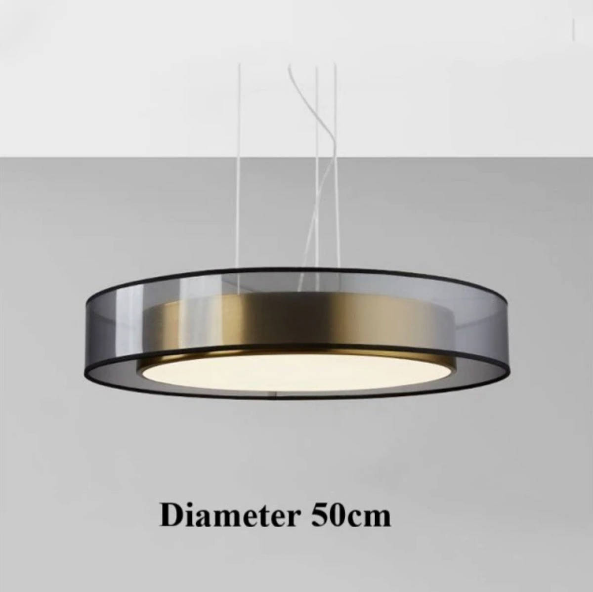 Zentra TriLight Flush Mount Ceiling Light — Slim Round Profile, 3000K 4000K 5000K Color Temperature Control