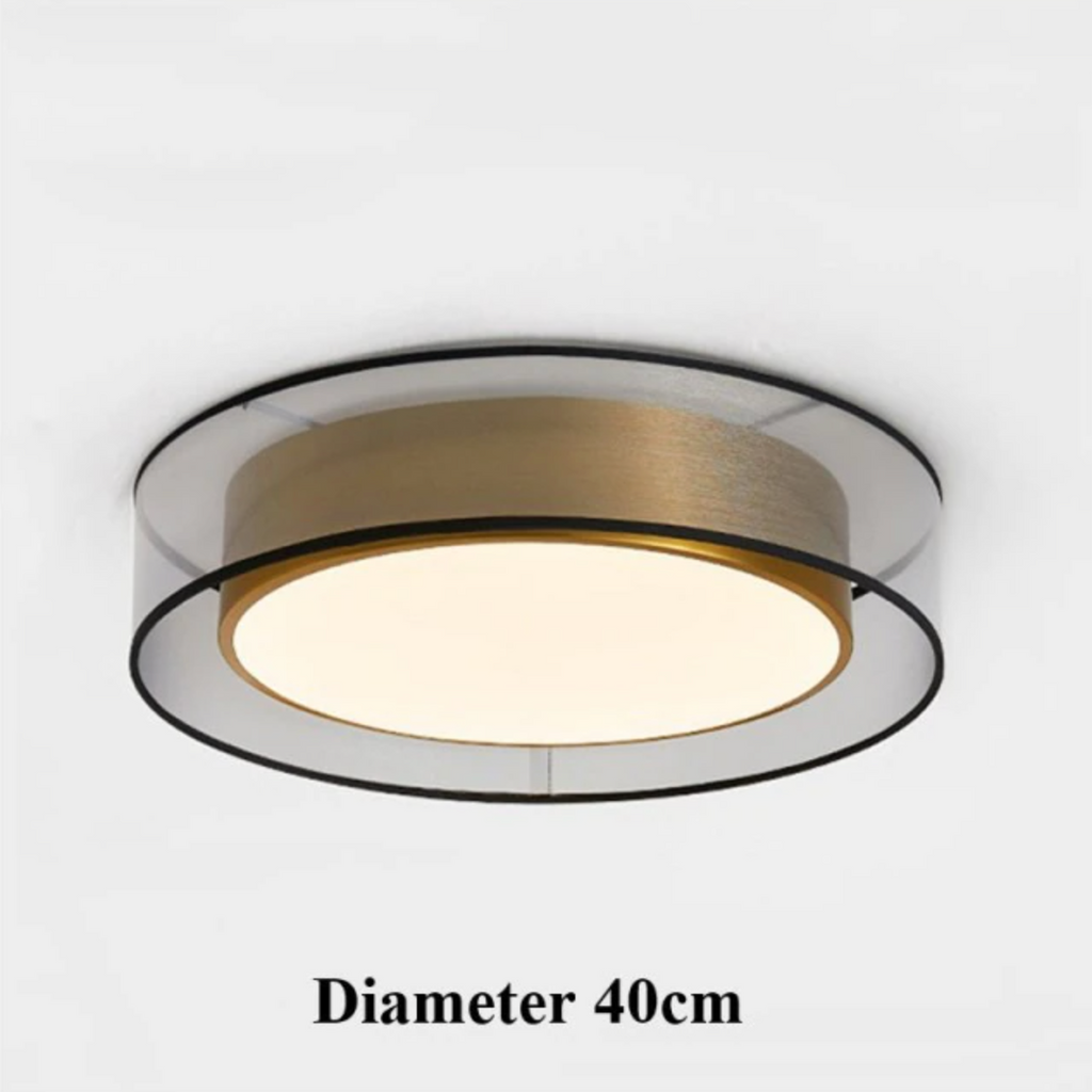 Zentra TriLight plafon sufitowy LED — smukła okrągła forma, regulacja temperatury barwowej 3000K 4000K 5000K