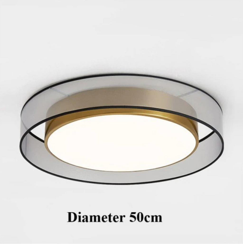 Zentra TriLight plafon sufitowy LED — smukła okrągła forma, regulacja temperatury barwowej 3000K 4000K 5000K
