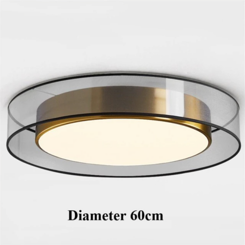 Zentra TriLight plafon sufitowy LED — smukła okrągła forma, regulacja temperatury barwowej 3000K 4000K 5000K