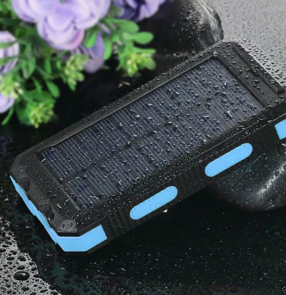 Voděodolná powerbanka SolarCharge Elite — přenosný nabíjecí akumulátor