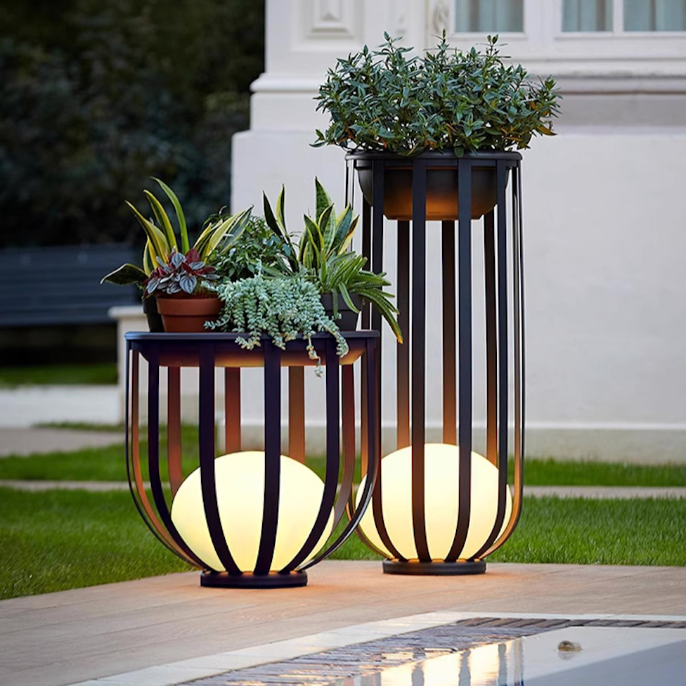 Solar Flower Stand Light — Weatherproof Solar Garden Decoration