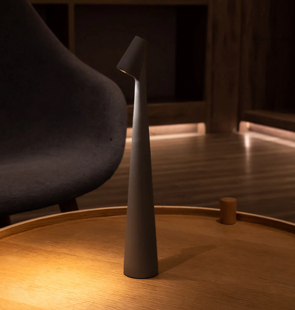 LumaNord Cordless LED Table Lamp — Touch-Controlled Brightness, Soft Ambient Light