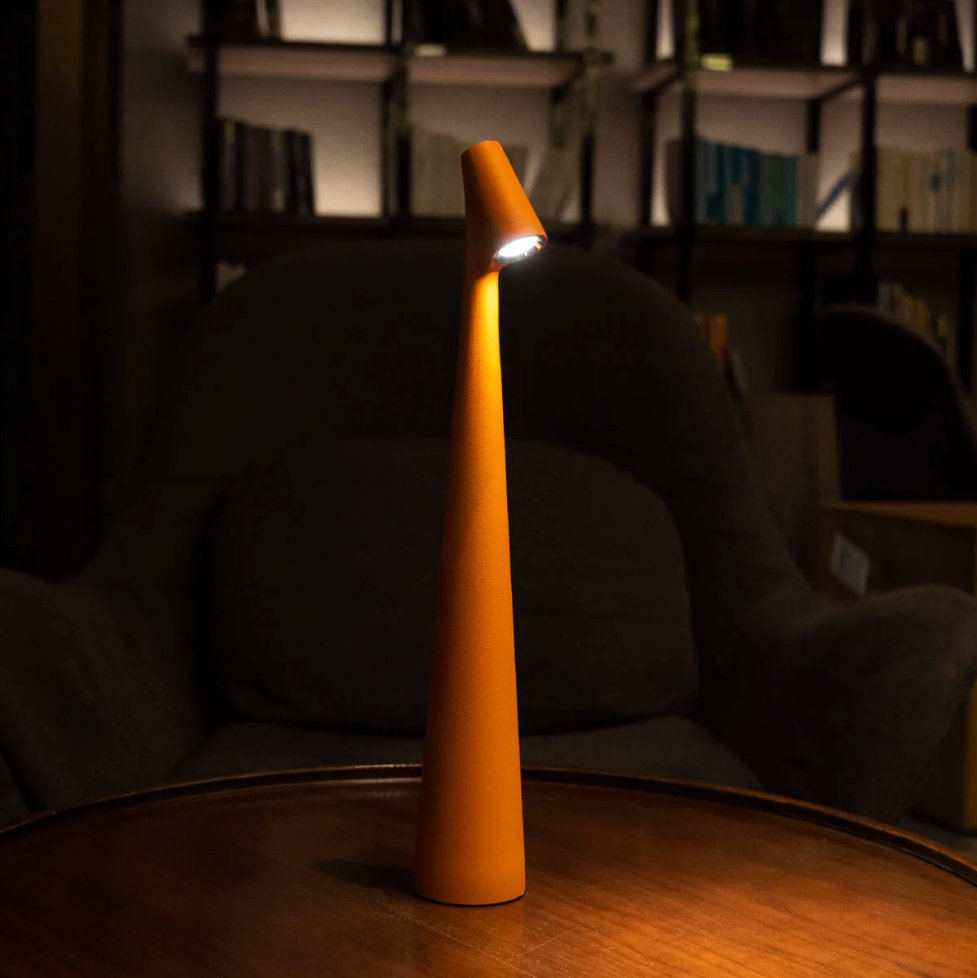 LumaNord Cordless LED Table Lamp — Touch-Controlled Brightness, Soft Ambient Light