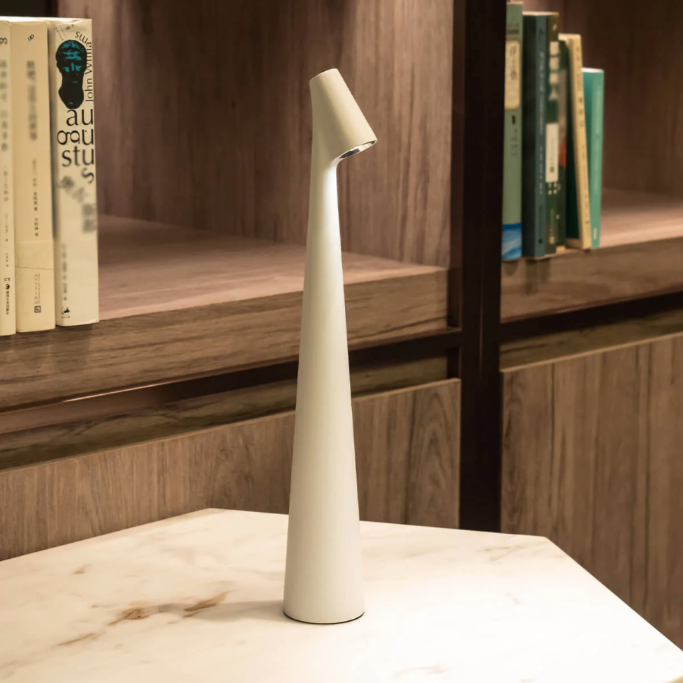 LumaNord Cordless LED Table Lamp — Touch-Controlled Brightness, Soft Ambient Light