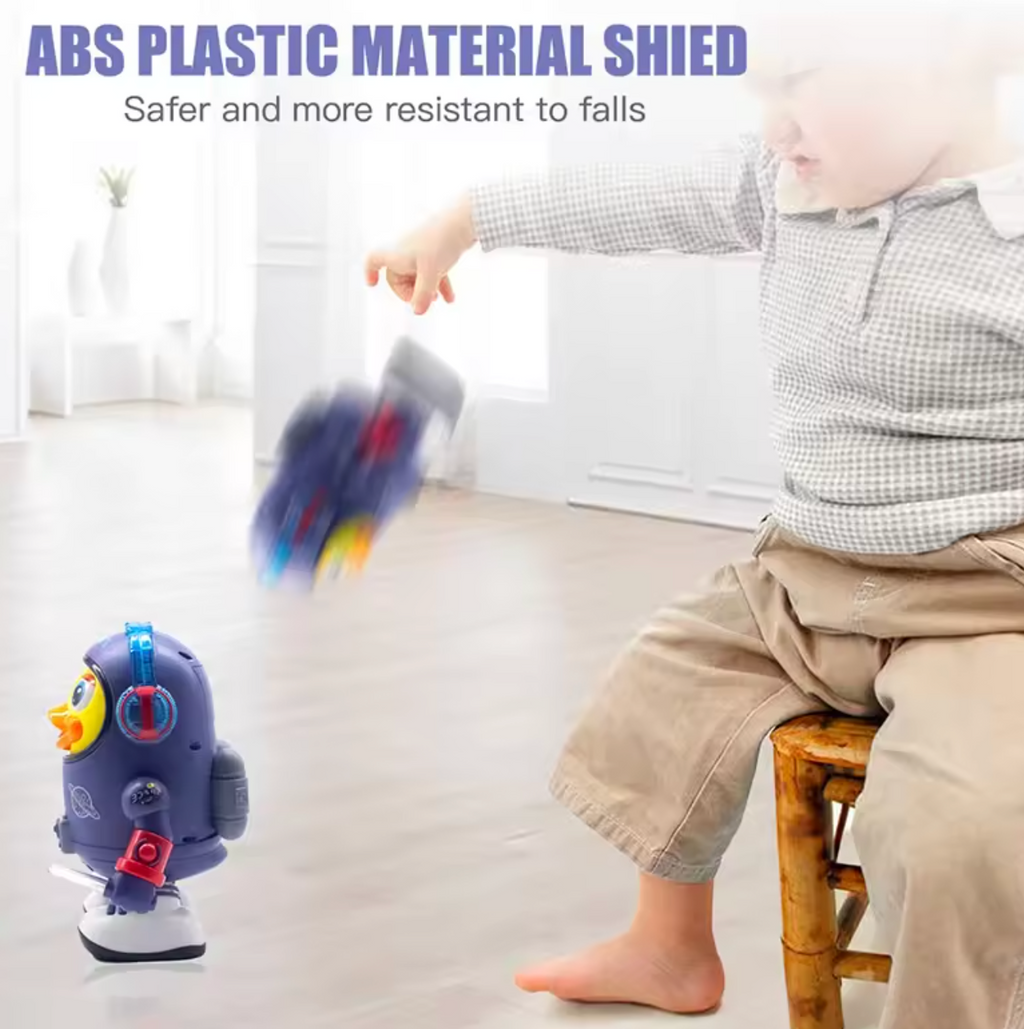 Jouet musical pour bébé Space Duck — Lumières dansantes et musique dynamique