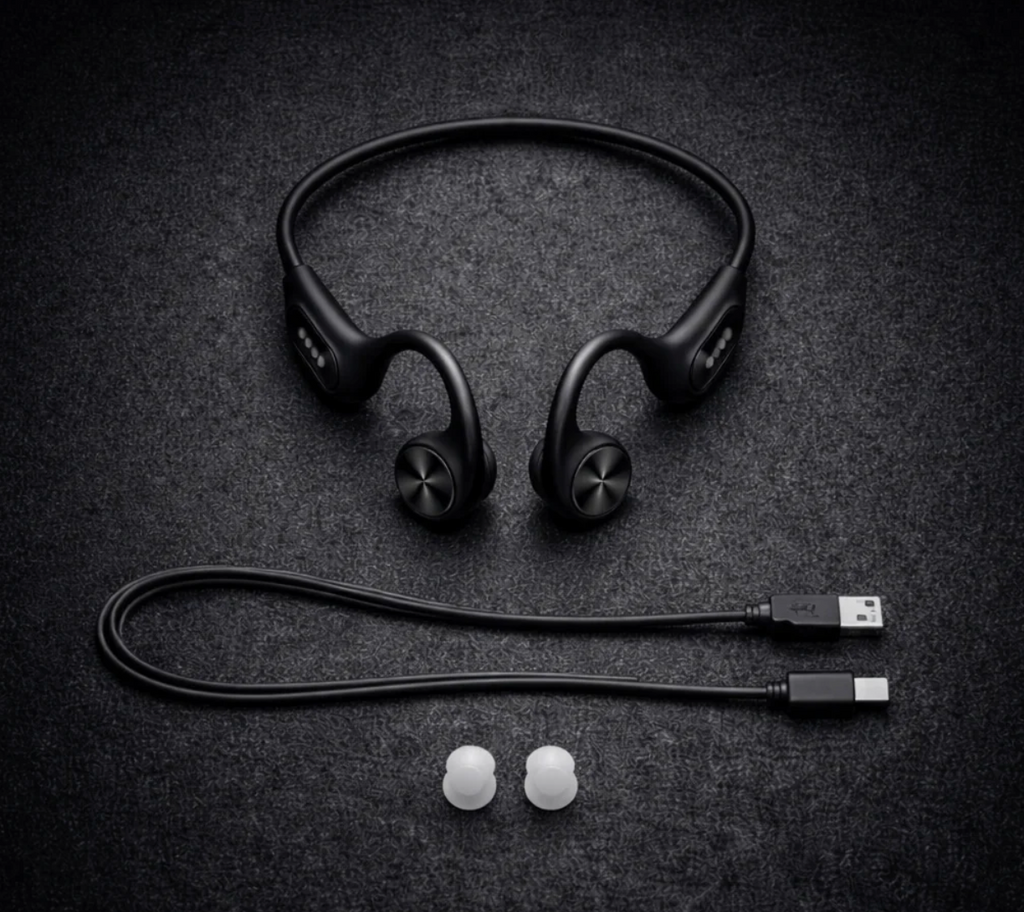 Auriculares impermeáveis HydroBeat — Aderência segura, áudio de elevada nitidez