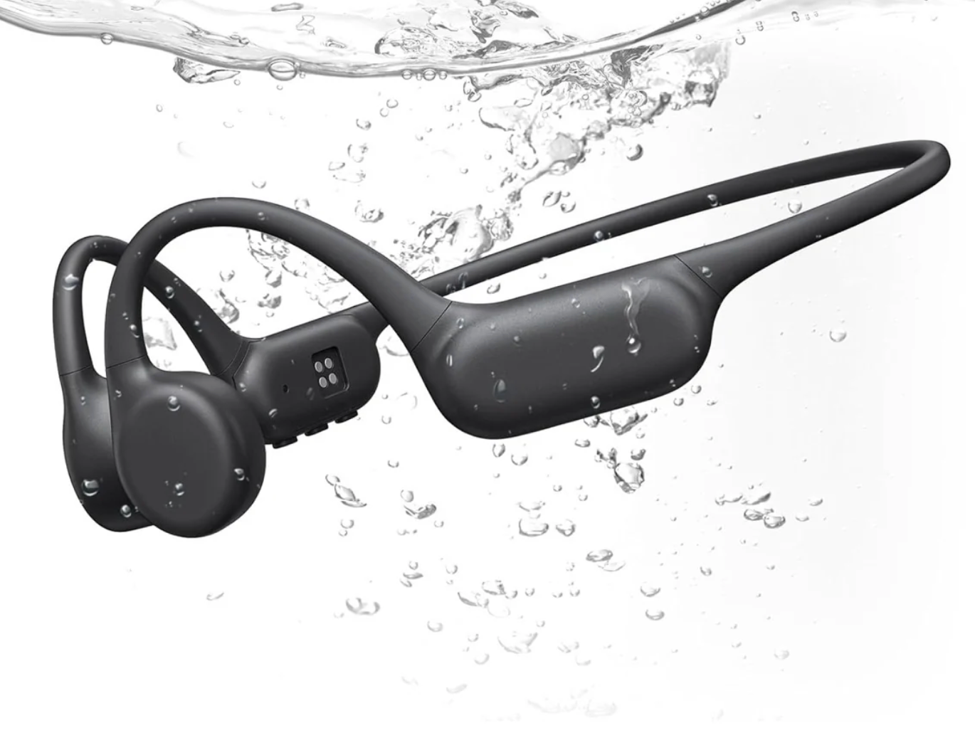Auriculares impermeáveis HydroBeat — Aderência segura, áudio de elevada nitidez
