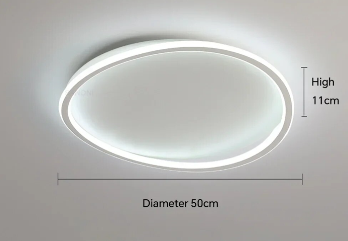 FutureLight moderne LED-lysekrone — elegant, minimalistisk design