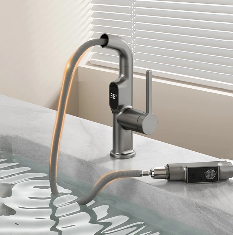 Smartfaucet Pro — Torneira inteligente com rotação de 360° e ecrã digital