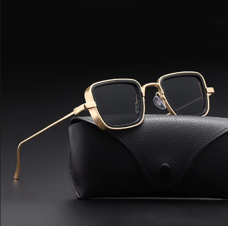 نظارات شمسية Velorum مستقطبة بطابع ستيمبانك — إطار معدني، عدسات 50mm
