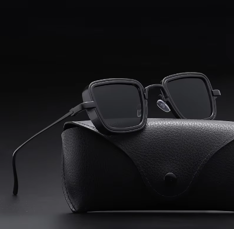 نظارات شمسية Velorum مستقطبة بطابع ستيمبانك — إطار معدني، عدسات 50mm