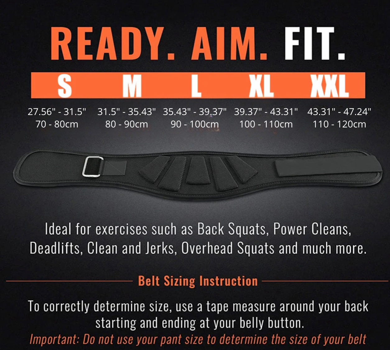 Apex Weightlifting Belt — Solid Back Support