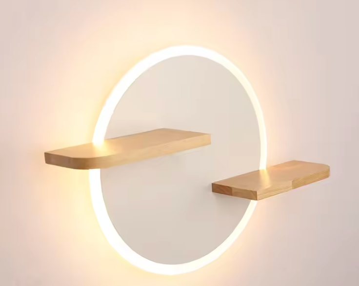 NordicGlow kreative nordische Wandleuchte — Minimalistische Wohndekoration