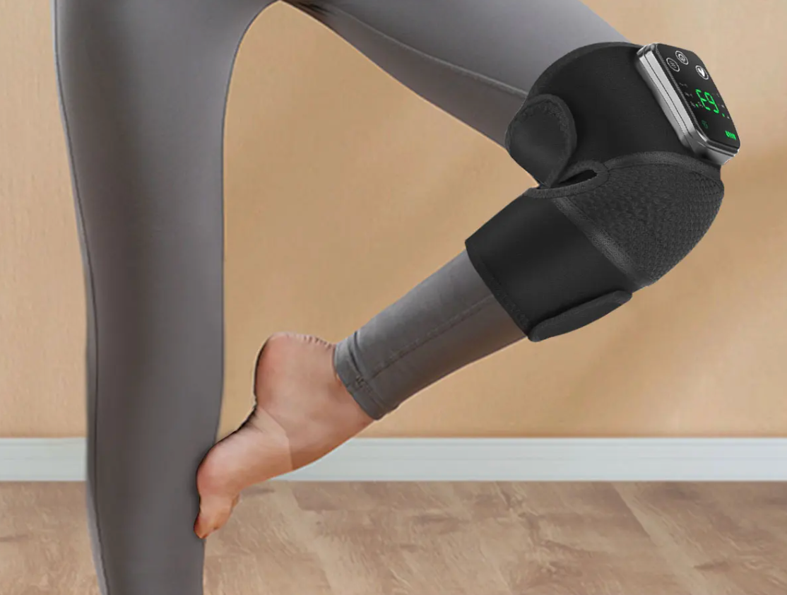 3-in-1-sähkölämmitteinen ja värisevä polvi- ja olkapääkivun lievitystuki