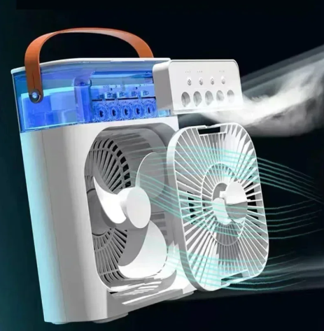 Mini refroidisseur d’air 3-en-1 Mira, humidificateur et douce veilleuse