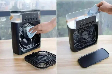 Mini refroidisseur d’air 3-en-1 Mira, humidificateur et douce veilleuse