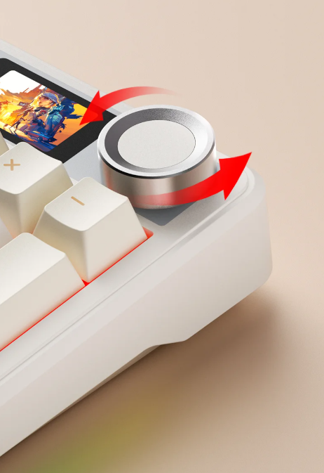 Tastiera meccanica wireless Lynx — Display intelligente, retroilluminazione RGB hot-swap