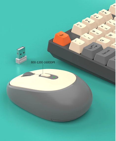 Set de teclado y ratón inalámbricos Sara — teclado numérico USB silencioso de 2,4GHz