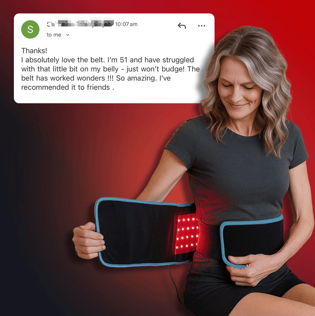 Red Light Therapy Belt — 660nm Red and 850nm Near-Infrared