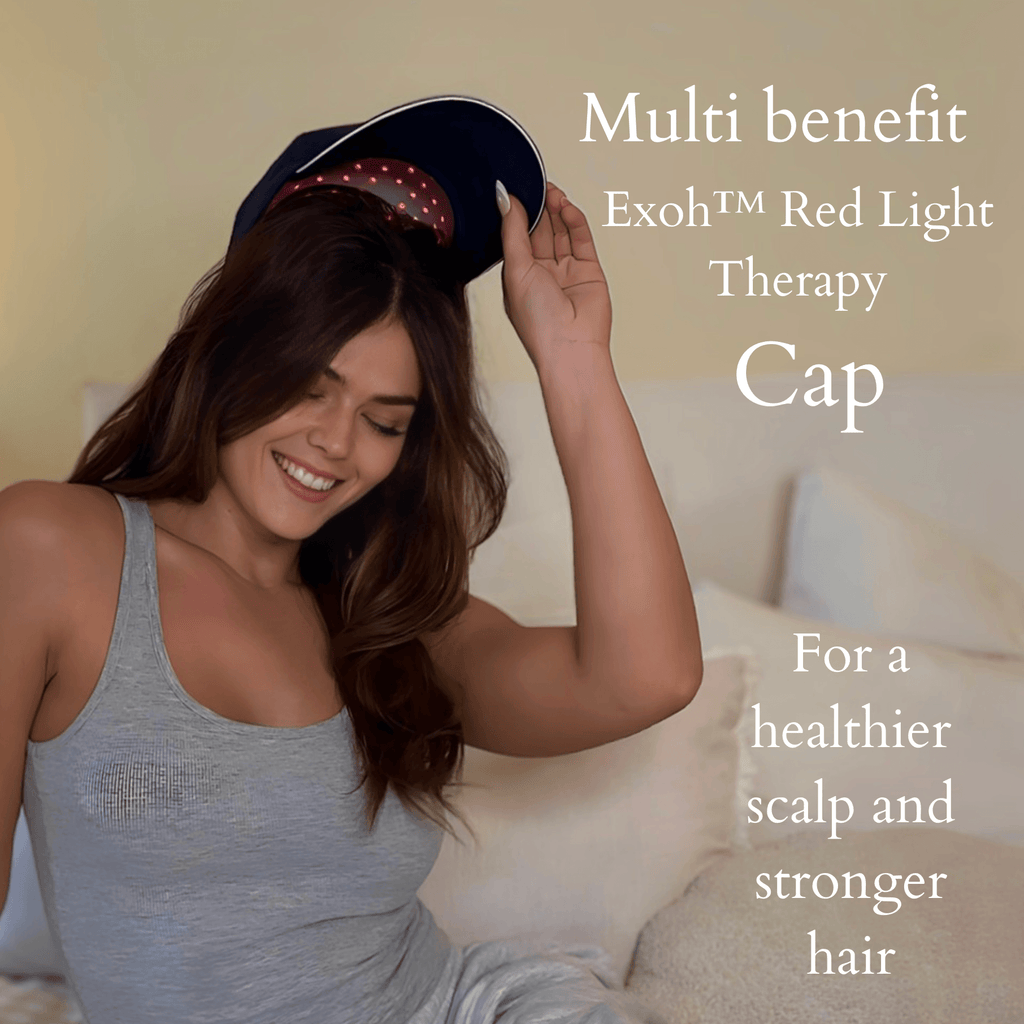 Wearable Red Light Therapy Cap — Red, Near-Infrared & Blue Light Diodes