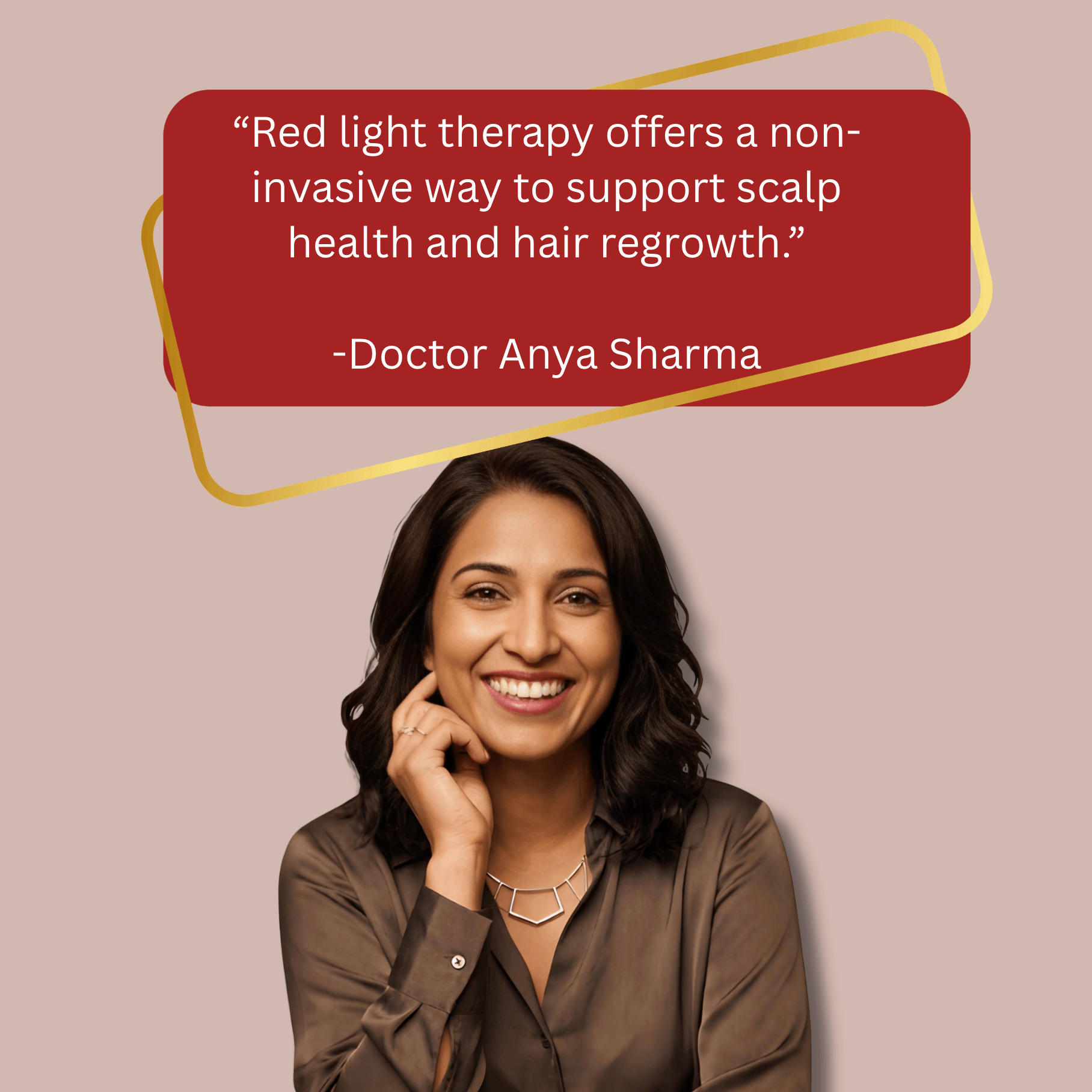 Wearable Red Light Therapy Cap — Red, Near-Infrared & Blue Light Diodes