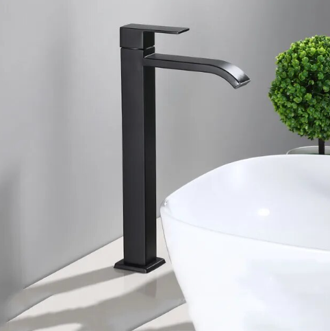 マットブラック冷水用継手 - 洗面器用アセンブリ
